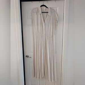 H&M Cream Maxi Dress